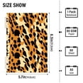 thumbnail image 3 of Leopard Print Ring Binder Notebook Journey Note Diary College Ruled Spiral Notebook Study Loose Leaf Paper A5 60 Pages, 3 of 8