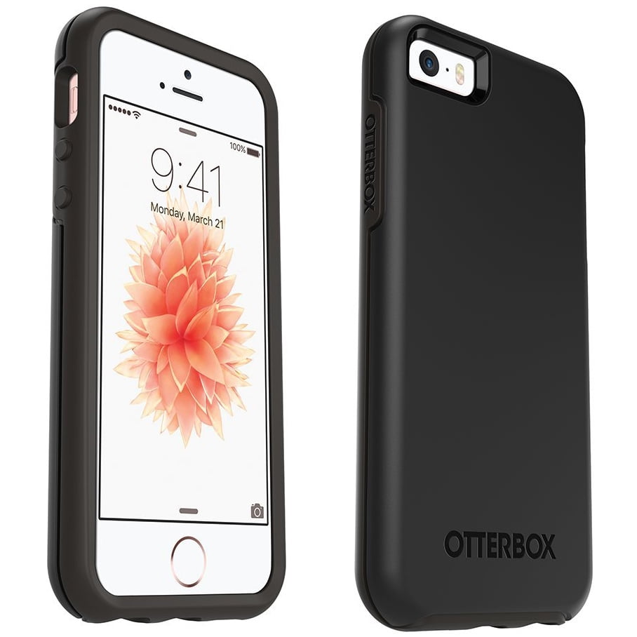 OtterBox Symmetry Series Case for iPhone SE (2016 - 1st Gen), 5 & Black - Walmart.com