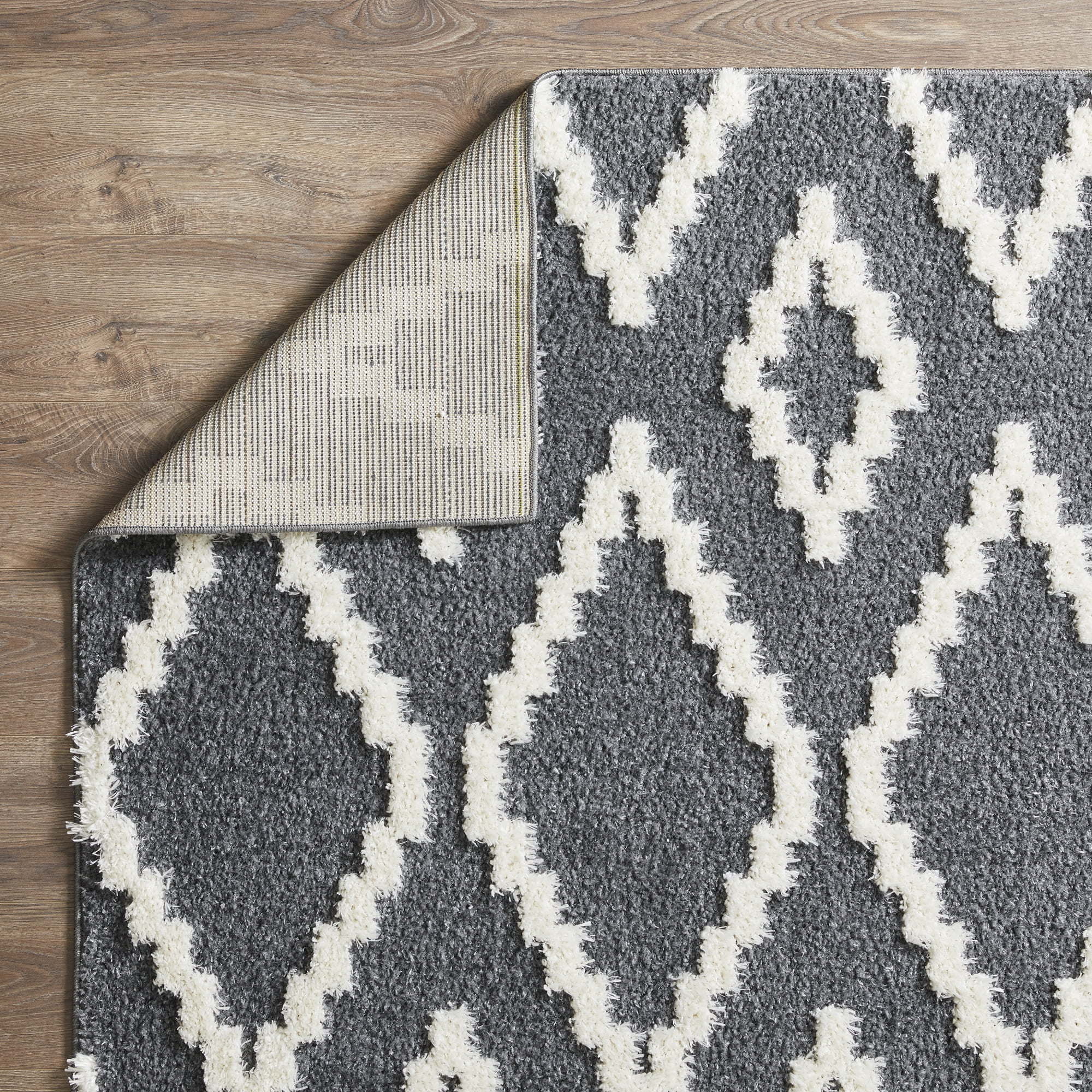Loomaknoti Vemoa Aslayn 3' x 5' Blue Geometric Indoor Polypropylene Accent Rug
