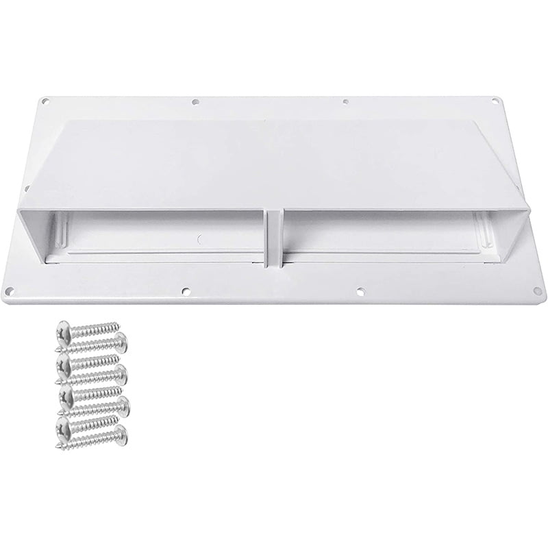 White Exterior Wall Vent Range Hood RV Camper Trailer Exhaust Cover Accessories