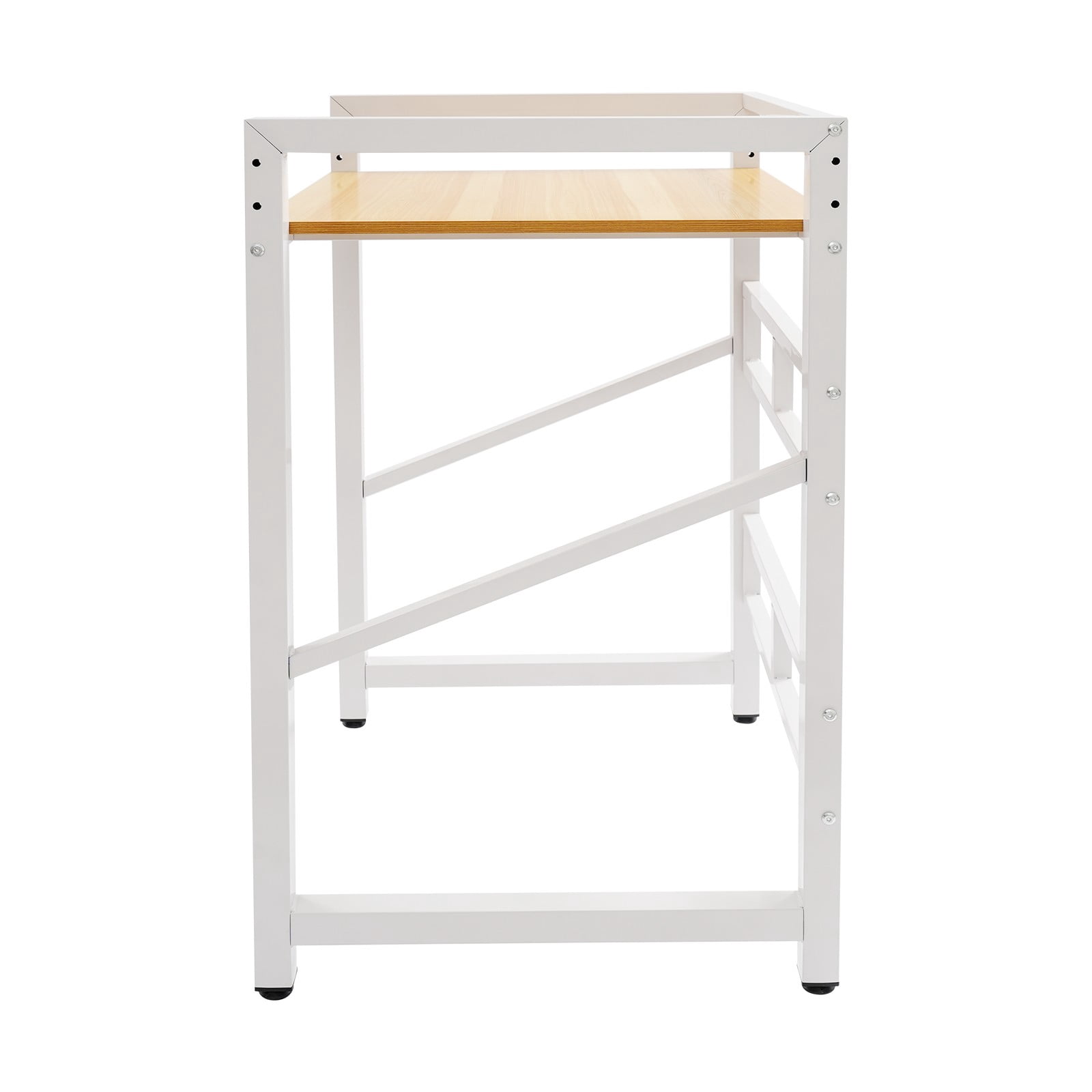 Washer Dryer Stacking Rack Stand, Heavy Duty Washing Machine Shelf, Washer&Dryer Stacking Rack with Adjustable Design