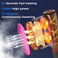 thumbnail image 4 of Vaporizador de viaje portátil Westswan 2 en 1 para plancha y vapor, 100 ml, 4 of 8
