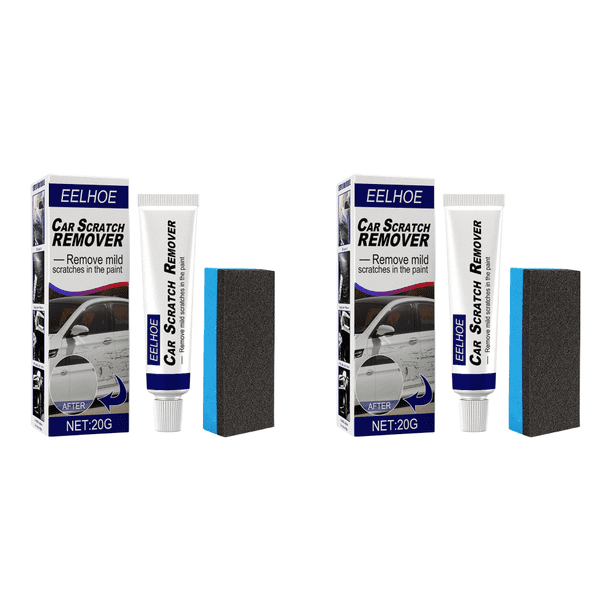 Cera para coche Wdftyju 20ml removedor de remolino pulido de arañazos