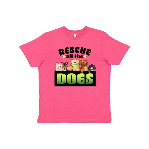 Inktastic Rescue All the Dogs Youth T-Shirt