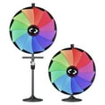 thumbnail image 2 of WinSpin 36" Prize Wheel Tabletop Floor Stand Spinning Game w/ Serving Tray, 2 of 9