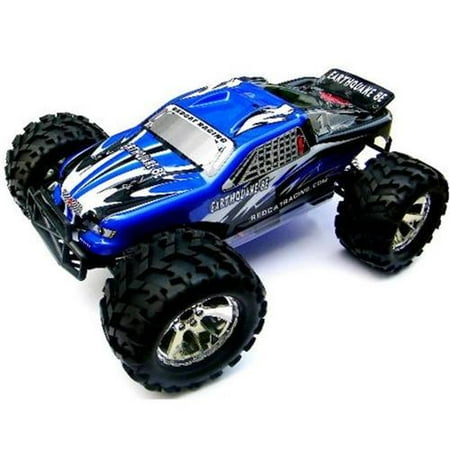 Redcat Racing EARTHQUAKE-8E-BLUE Earthquake 8E . 12 Scale Brushless Electric Monster Truck