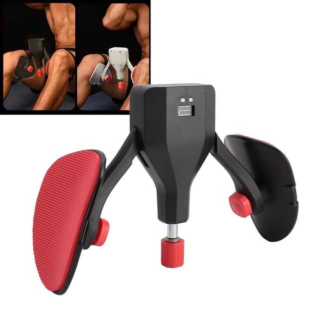 Abrenador -Interno de Muslos, Arernador de Muslos, Abrenamiento Pélvico de Cadera, Fuerza Muscula, Equipo de Abrenamiento de Gimnasio en Casa, Pantalla Digital Ajusticable Párrica