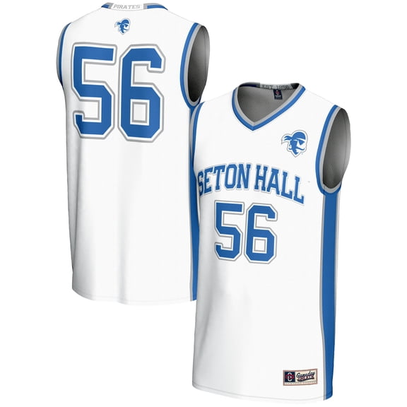 Youth GameDay Greats #56 White Seton Hall Pirates Lightweight Basketball Jersey
