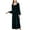 Dark Green, variant on Women's Long Sleeve Nightgown Oversized Pajamas Soft Pjs Long Vintage Velour Lace House Loose Fall Black Large