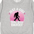 thumbnail image 3 of Inktastic Just a Girl Who Loves Bigfoot Toddler Sweatshirt, 3 of 4