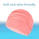 thumbnail image 4 of Gorros de natación plisados ​​para SPA adultos mujeres hombres pelo largo sombrero de piscina de verano talla grande FLhrweasw Nuevo, 4 of 7