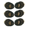 thumbnail image 1 of Ensemble de 2pcs (3 pks de 2pcs) Animaux Pistes Rustique Noir Tiroir à Pattes Tire, 1 of 3