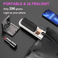 thumbnail image 5 of Go Brush Pro Cordless Hair Straightener Brush, Portable Rechargeable Ceramic Styling Brush with 4 Heat Modes & LED Display, 5 of 7