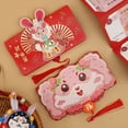 thumbnail image 4 of serony Rabbit Year 3D Red Envelope, Internet Celebrity, Hot Stamping, Folding Red Envelope, 4 of 8