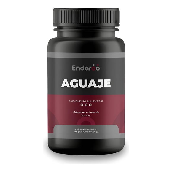 Aguaje 500mg - 60 Cápsulas Por Frasco Sin Sabor