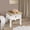 White Wash, variant on Bridge Brazil Side Table Corona | Furniture Dash Antique brown color.