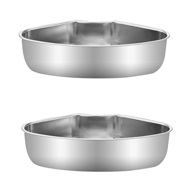 Antqov Stainless Steel Scalloped Steam Table Pans, Home Accessories
