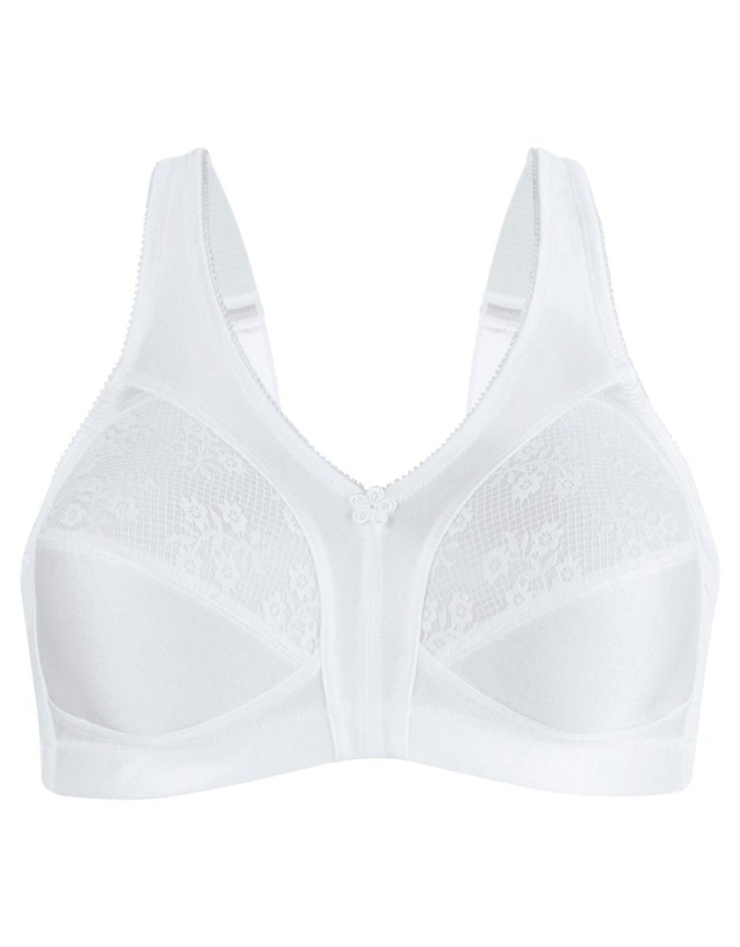 Exquisite Form 5100548 Fully® Slimming Wireless Full-Coverage Bra with Back Closure  Lace