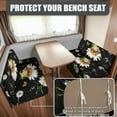 thumbnail image 2 of FOR U DESIGNS Frog Daisy Marble Print 2 Pcs RV Dinette Cushion Covers Elastic Camper Seat Covers Dinette Booth Stretch Loveseat Sofa Chair Cover Furniture Protector for RV Camper Car Bench, 2 of 7