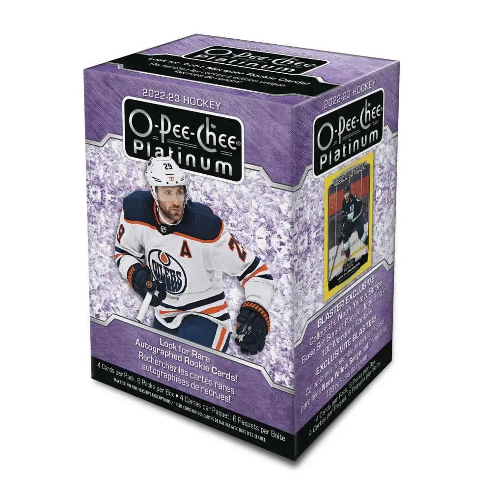 2022-23 Upper Deck O-Pee-Chee Platinum Hockey Cards (Blaster Box)