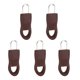 thumbnail image 3 of Guardurnaity Tirador de cremallera de repuesto para fijador de cremallera de ropa para maleta de viaje Accesorios de disfraces Marrón 8 # 5 piezas, 3 of 6