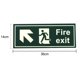 thumbnail image 5 of Señal de salida de incendios,Señal de salida de seguridad contra incendios Señalización de orientación de advertencia Luminoso p CACAGOO Señal de salida de incendios, 5 of 7