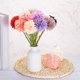 thumbnail image 5 of Cabezas de flores artificiales Uxcell Crisantemo Hidrangea Negra Flores Falsas 20Pcs, 5 of 6