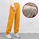 thumbnail image 2 of Pantalones deportivos Harun de mujer con forro de cordero para otoño-invierno, gruesos, holgados, cálidos e informales, 2 of 5