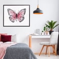 thumbnail image 3 of Stupell Industries Cottage Pink Toned Vintage Butterfly Black Framed Giclee Art, 30 x 24, by Janet Tava, 3 of 7