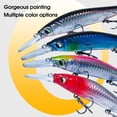 thumbnail image 4 of 14g/11cm Streamlined Fishing Lure Reflective Barbed Treble Hook Minnow Baits Fishing Tool, 4 of 7