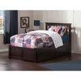 thumbnail image 2 of Mission Platform Bed with Flat Panel Foot Board and 2 Urban Bed Drawers in, Multiple Colors and Sizes, 2 of 8