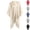 Beige, variant on HAJWOH Women Shimmer Shawl Wrap With Fringe Lightweight Sparkly Poncho Evening Cape Poncho Party Dress Styling, Lightweight Scarf