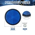 thumbnail image 2 of Reflectores traseros redondos Uxcell, reflector de advertencia reflectante de seguridad para motocicleta y bicicleta azul, 2 of 7