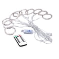 thumbnail image 1 of Luces de cadena,Luces de cortina para interiores con control remoto,Luces de cortina de alambre de cobre impermeables de 8 modos,Luces de hadas USB enchufables para Blanco Cálido 3x2m Yuyangstore Luces de cadena, 1 of 8