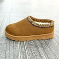 thumbnail image 3 of Women Winter Slip On Warm Faux Fur Lined Suede Snow Boots Run 1 Size Small, 3 of 5