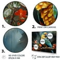 thumbnail image 3 of Designart "Melodic Verdant Parrot" Parrot Wall Decor, 3 of 7