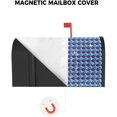 thumbnail image 3 of Mailbox Cover Ocean Mermaid Fish Scale Mailbox Covers Magnetic Standard Size,Post Box Cover for Outdoor Garden Yard Patio Decor,Blue Purple Sequin Texture Mailbox Wraps Mailbox Decals 21x18in, 3 of 6