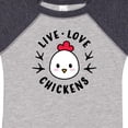 thumbnail image 4 of Inktastic Live Love Chickens Boys or Girls Baby Bodysuit, 4 of 5