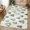 Green, variant on Small Door Mat Indoor Outdoor 15.7"x23.6", Christmas Red Absorbent Non Slip Entry Rug, Modern Simple Xmas Red Backdrop Low Profile Welcome Mat for Front/Side Door Apartment Entrance Bathroom