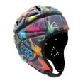 thumbnail image 3 of Casco de rugby Casco de fútbol Protección Transpirable Suave Acolchado Hombres Mujeres Rugby Estilo B, 3 of 9