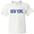 thumbnail image 3 of Inktastic New York in Blue Text Youth T-Shirt, 3 of 5