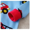 thumbnail image 3 of ATAIKU Baby Boys Long Sleeve Outfits Infant Cotton Romper Fire Engine Jumpsuit Newborn Baby Boy One Piece Coverall Spring 0-18M, 3 of 6