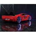 thumbnail image 3 of Aero Extreme Twin Race Car Bed with Led Lights & Sound Fx, Free Mattress Included, Children's Racing Theme Bed, 3 of 3