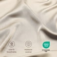 thumbnail image 4 of Bare Home Bamboo Sheet Set - Made from Rayon Fibers - Deep Pockets - 4 Piece - King, Sand, 4 of 10