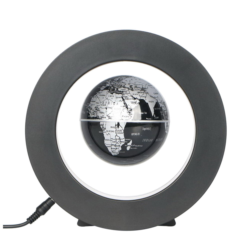 O Shape Magnetic Levitation Globe LED Anti Gravity Suspension Tellurion 