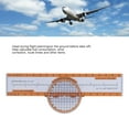 thumbnail image 3 of Computadora De Vuelo, Calculadora De Computadora De Vuelo Estimación Del Tiempo De Llegada Circular Con Plataforma Giratoria Para Piloto De Aviación, 3 of 7