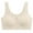 Beige, variant on hotojiny Bras for Women Front Closure No Underwire Bras Seamless Full Coverage Everyday Bra V Neck Wireless Bralettes