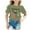 Light Green, variant on Polo Shirts for Girls 12-14 Children's School Season Printed Short Sleeved Round Neck T Shirt Light Green, 12-13 Years