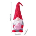 thumbnail image 2 of Rostro Regalo De San Valentín Muñeca Adornos De Mesa De Fiesta Muñeco De Peluche Para Ventana De Fiesta Decoración Del Hogar Noticed HA046980-03, 2 of 6