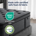 thumbnail image 5 of Sweetland 10" Twin Mattress in a Box, Hybrid Memory Foam with Individually Pocketed Coils, Medium Firm Pressure Relief, 5 of 10